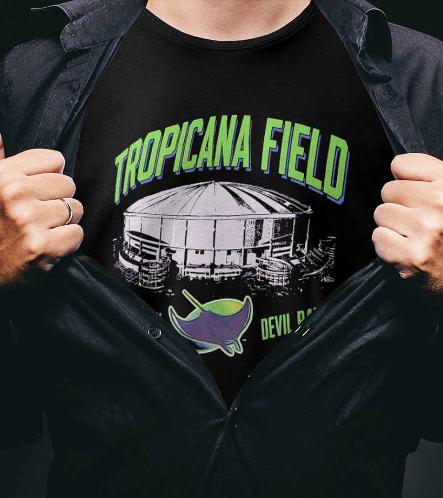 Tropicana Field Tampa Bay Devil Rays Stadium T-Shirt