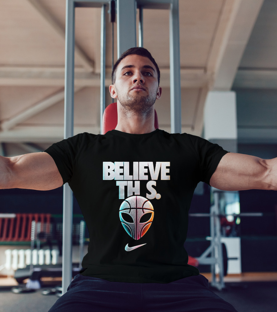 Victor Wembanyama San Antonio Spurs Believe This Alien Basketball Nike T-Shirt
