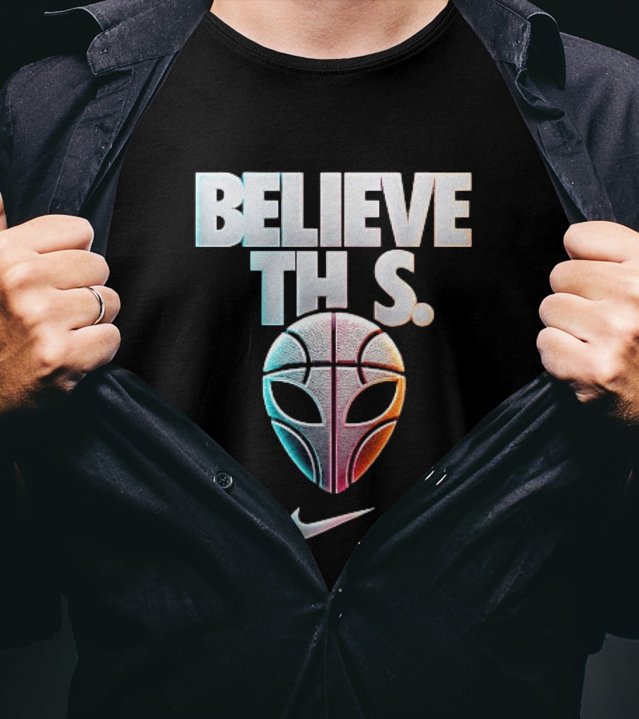 Victor Wembanyama San Antonio Spurs Believe This Alien Basketball Nike T-Shirt