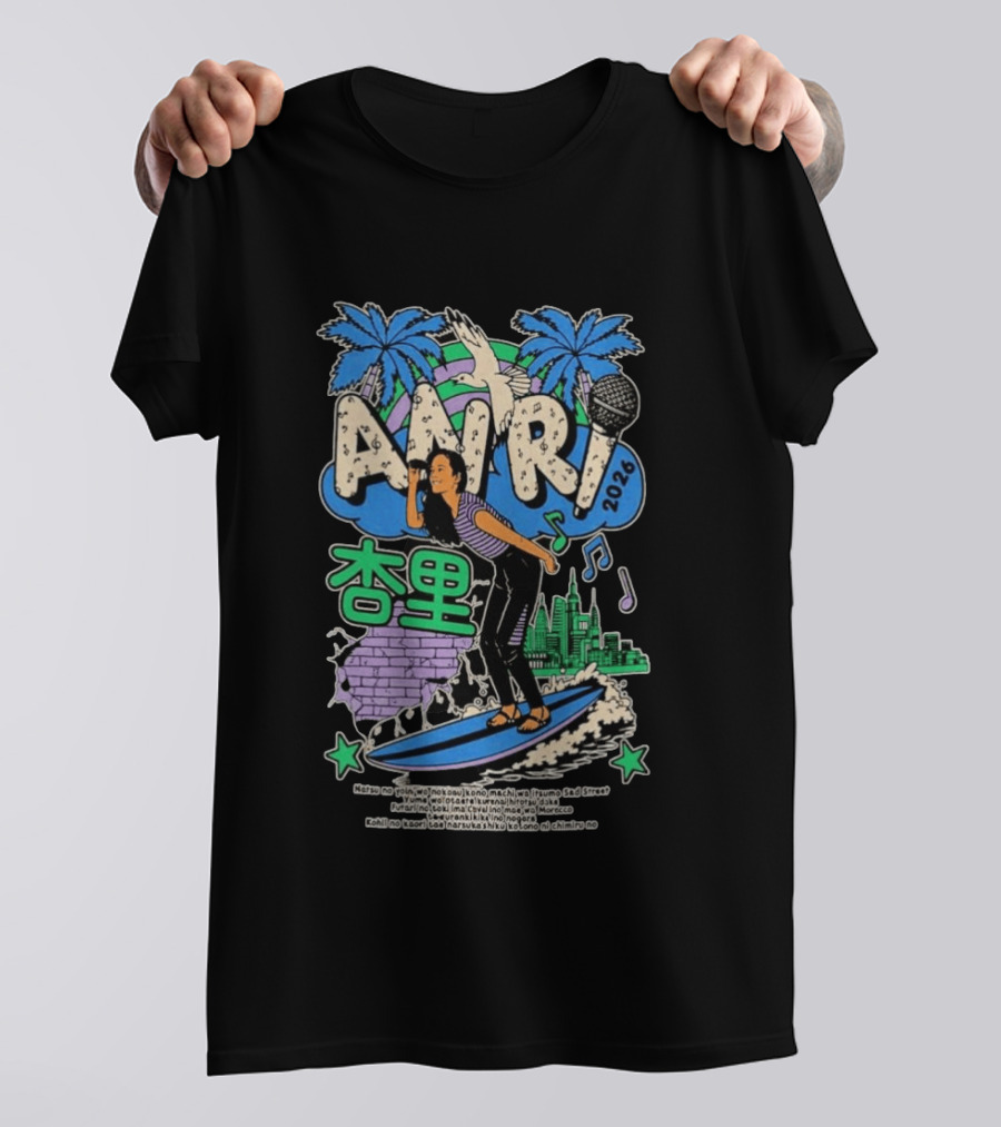 ANRI Brooklyn NY 2026 Surfing Music Vibes T-Shirt