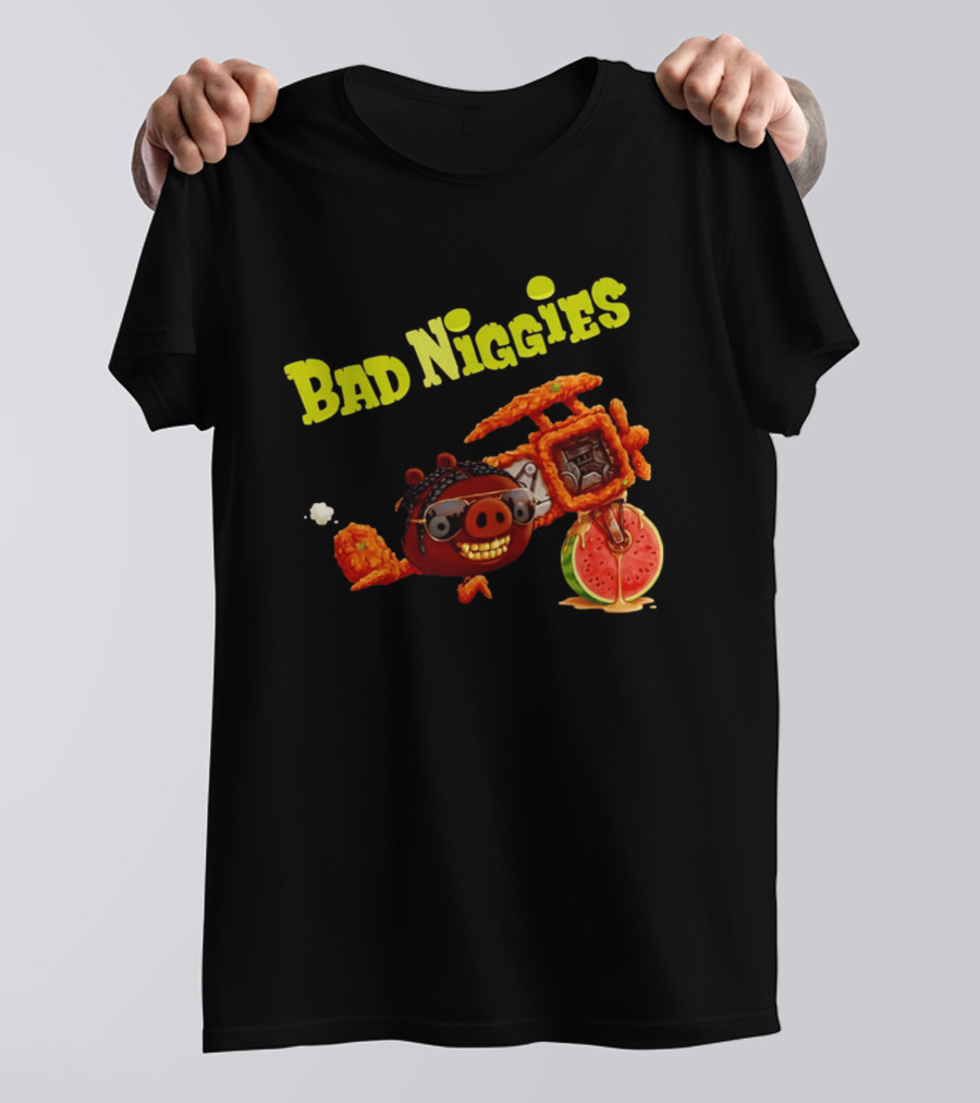 Bad Niggies Angry Birds T-Shirt