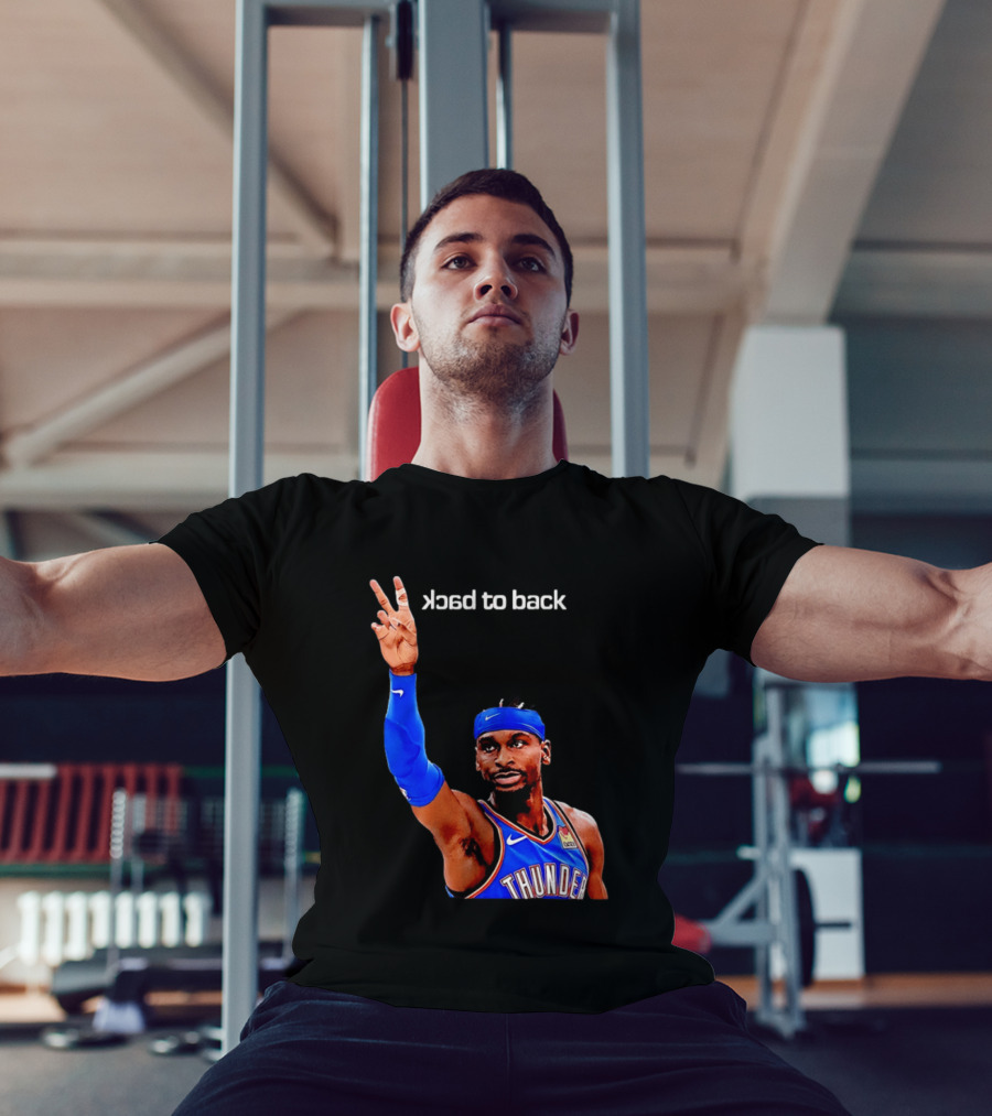 OKC Thunder SGA 2026 Back To Back MVP Shai Gilgeous Alexander T-Shirt