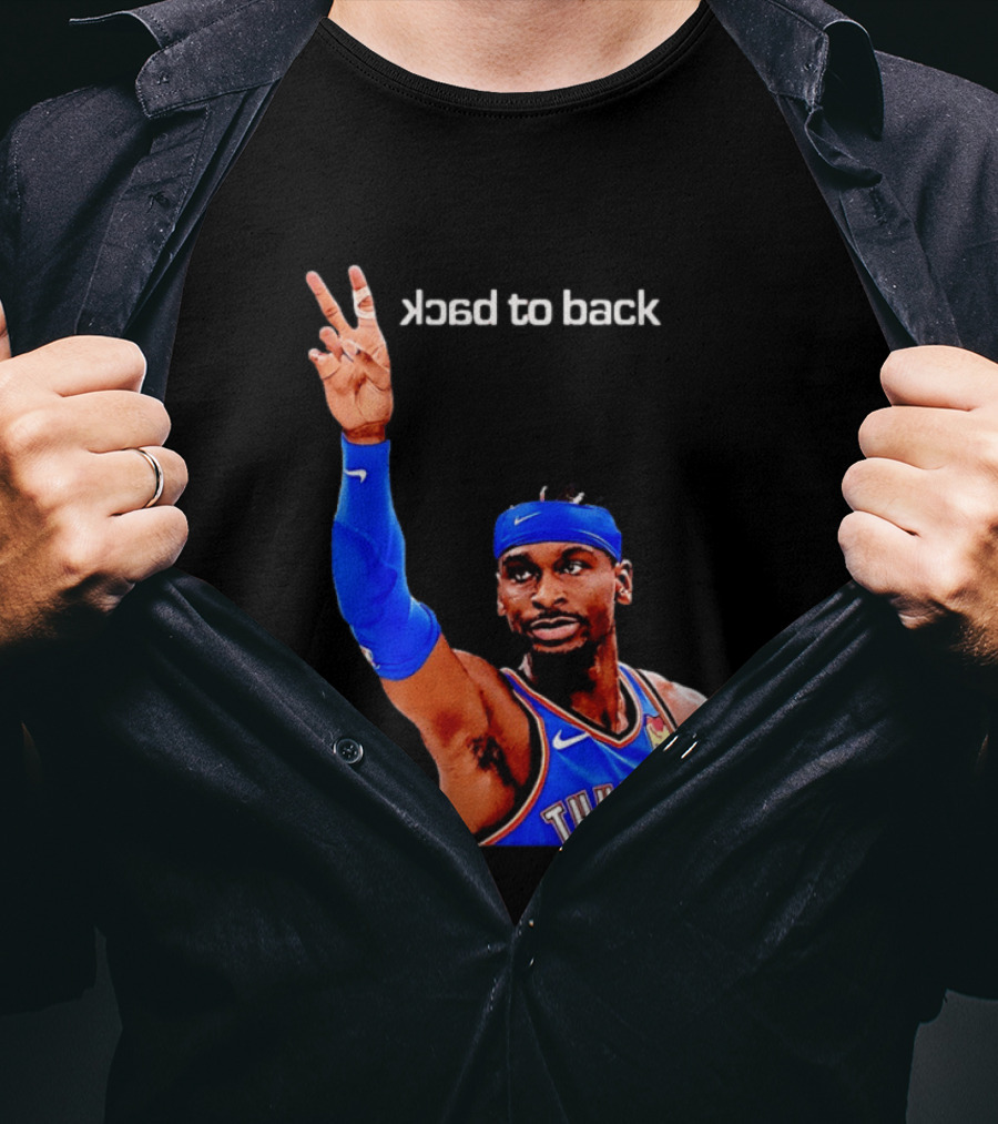 OKC Thunder SGA 2026 Back To Back MVP Shai Gilgeous Alexander T-Shirt