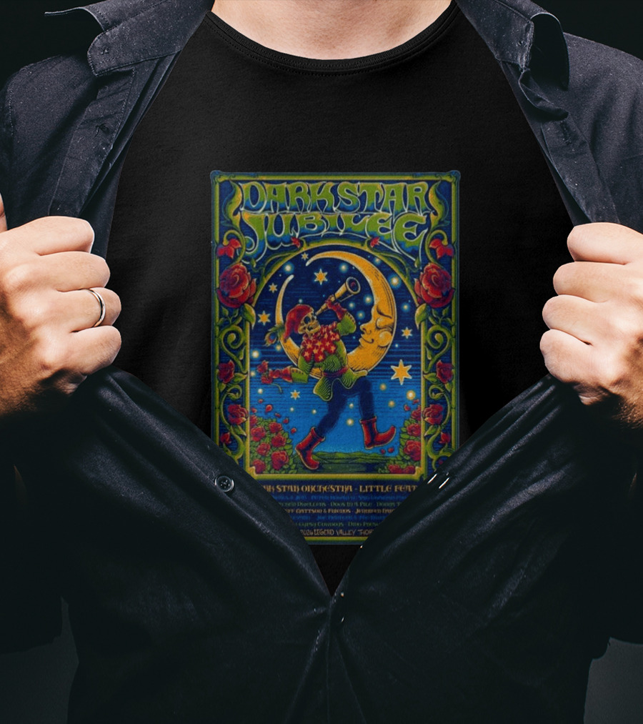 Dark Star Jubilee 2026 Dark Star Orchestra Little Feat May 22 24 Legend Valley Thornville OH T-Shirt