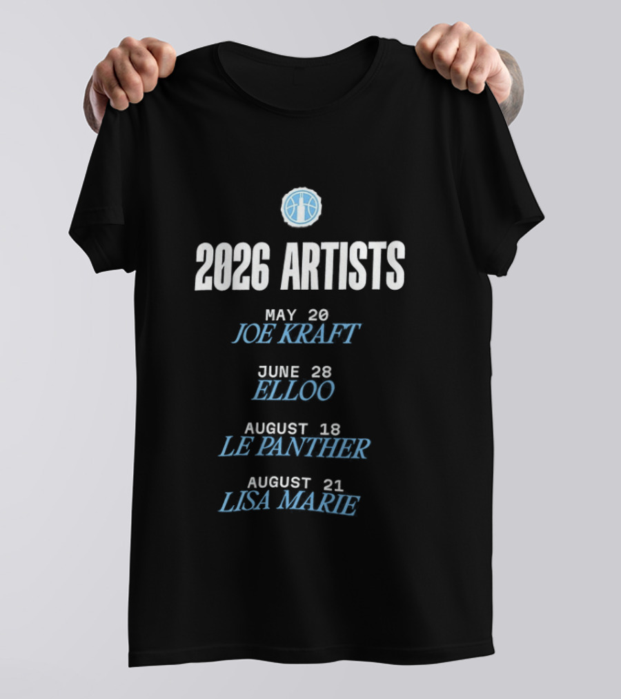 Chicago Sky Basketball Skytown Series 2026 Artists Joe Keartt Kileo Le Montymer Lisa Marie T-Shirt