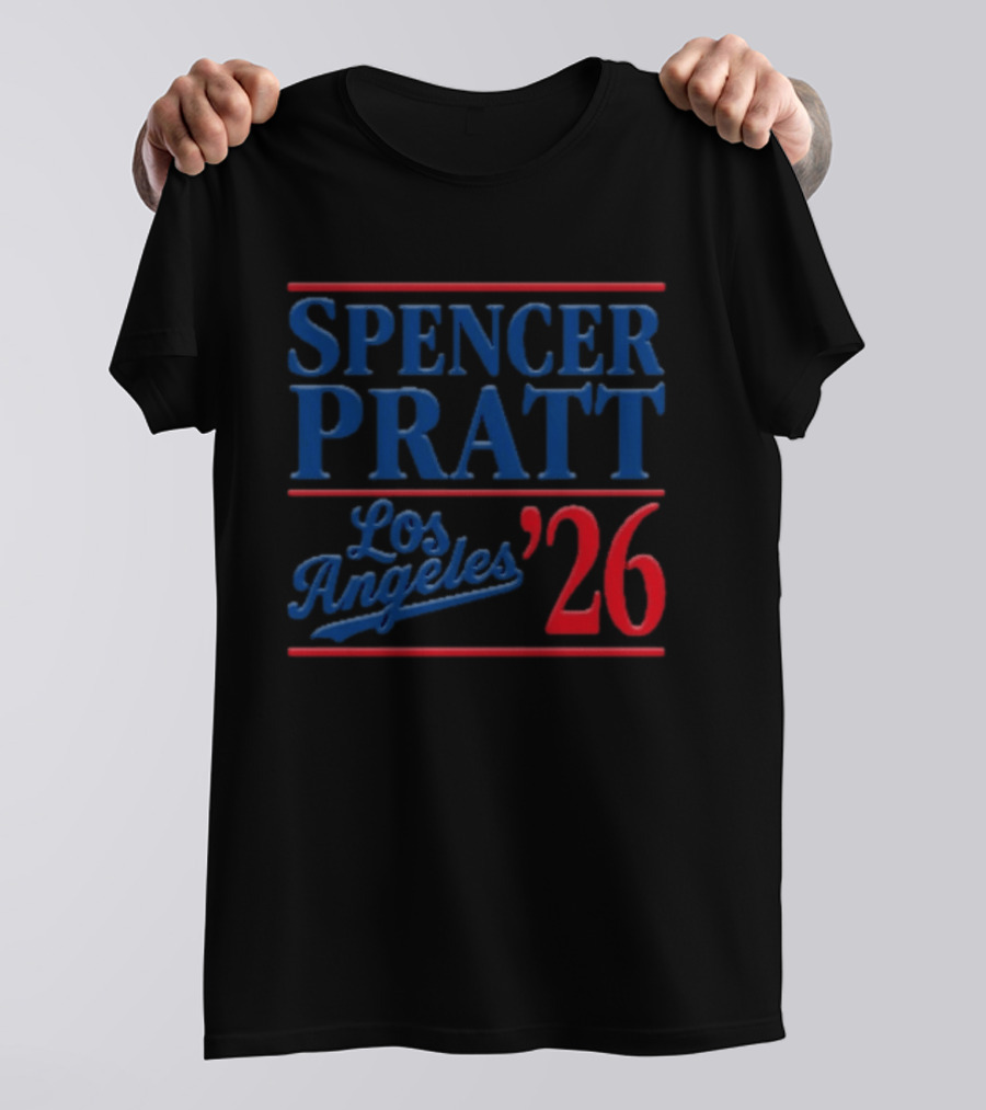 Spencer Pratt Los Angeles 2026 Mayor Election Campaign T-Shirt