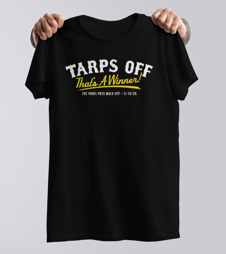 Tarps Off That's A Winner Yadi Pujols Walk Off 8/18/20 T-Shirt
