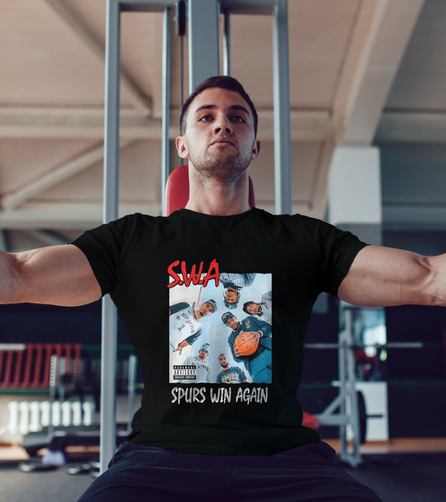 SWA Spurs Win Again San Antonio Spurs Straight Outta Compton T-Shirt