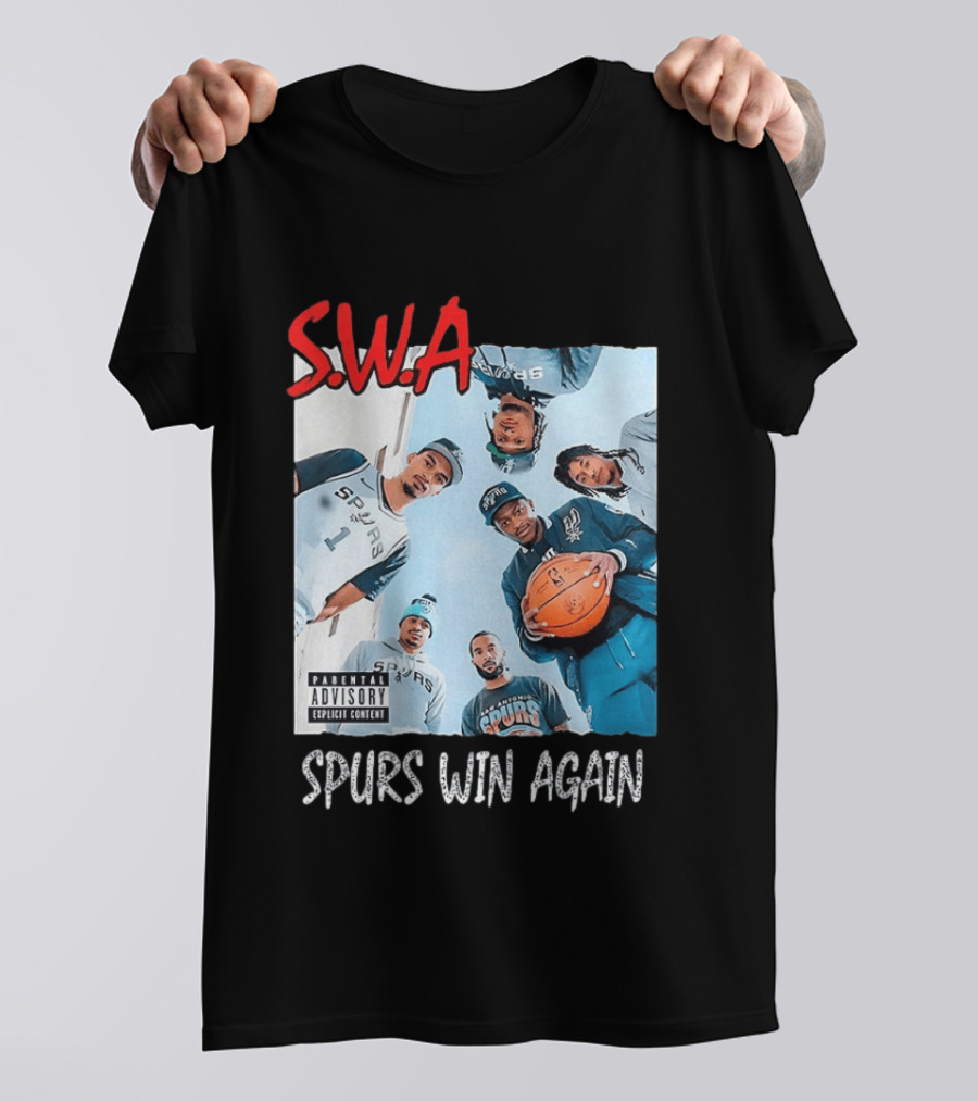 SWA Spurs Win Again San Antonio Spurs Straight Outta Compton T-Shirt