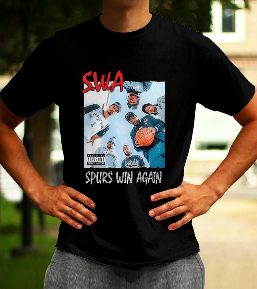 SWA Spurs Win Again San Antonio Spurs Straight Outta Compton T-Shirt