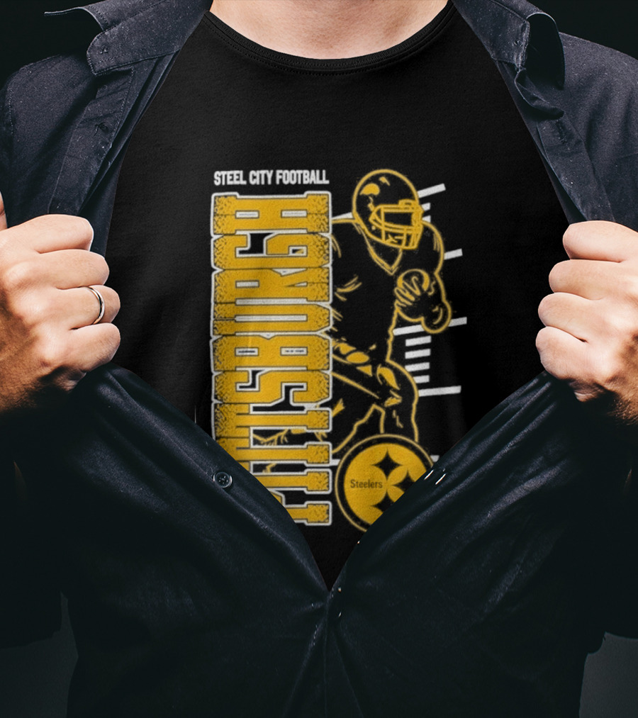 Steel City Football Pittsburgh Steelers Train T-Shirt