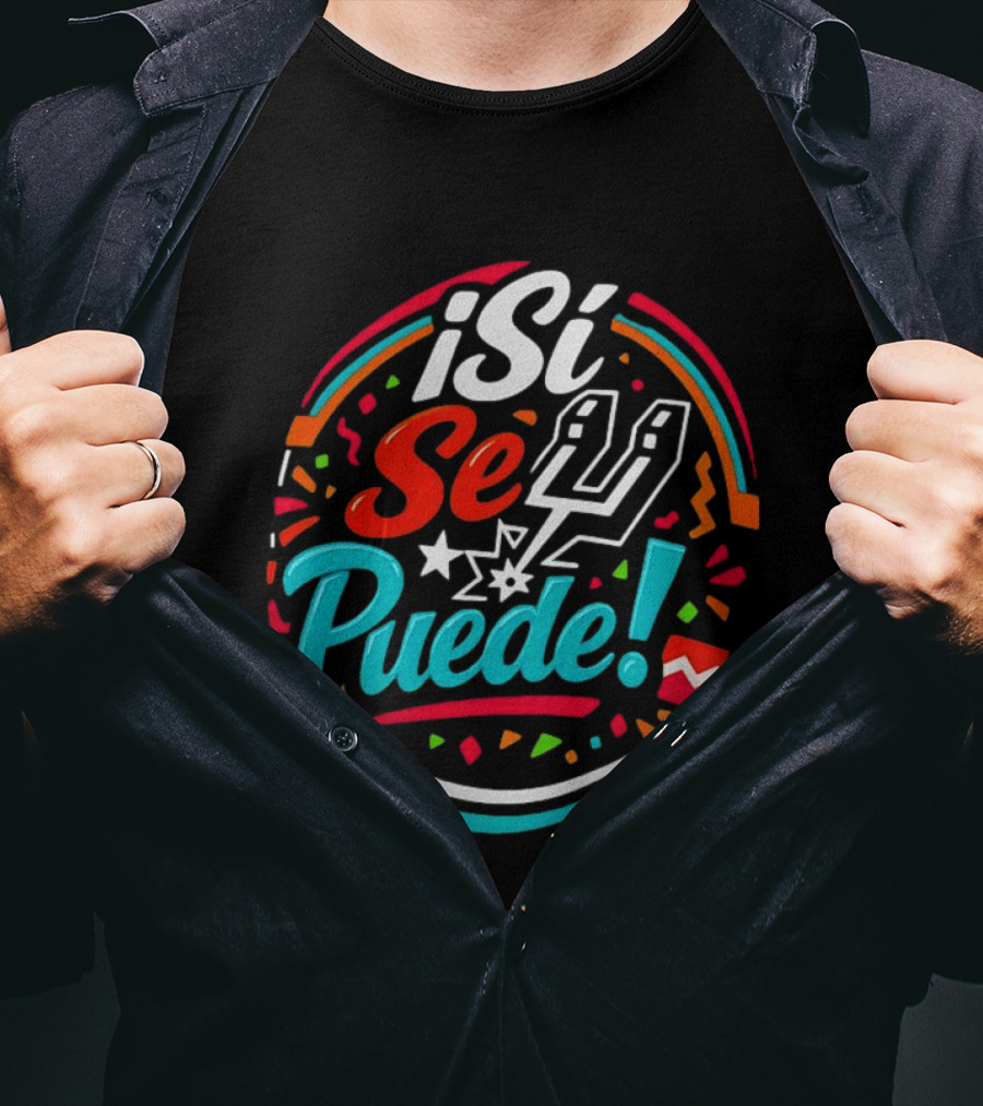 ¡Si Se Puede San Antonio Spurs 2026 Fiesta Colors Celebration T-Shirt