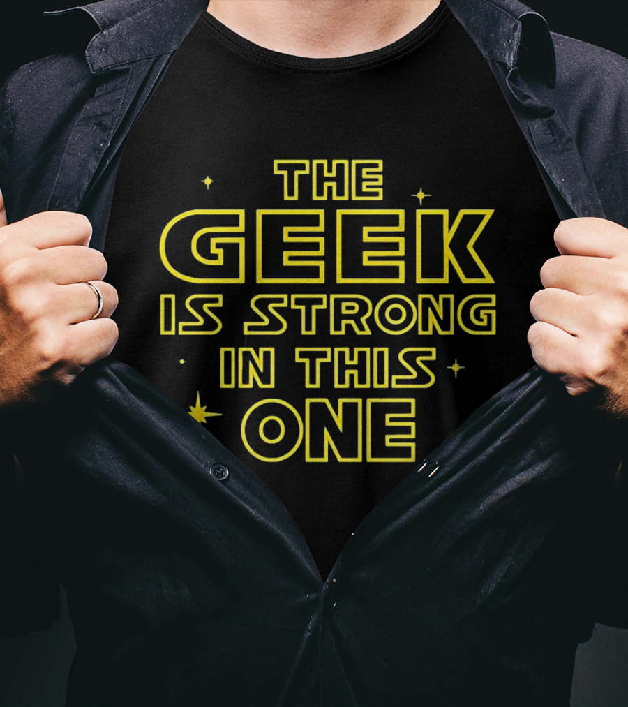 The Geek Is Strong In This One Star Wars Inspired Jedi Force T-Shirt