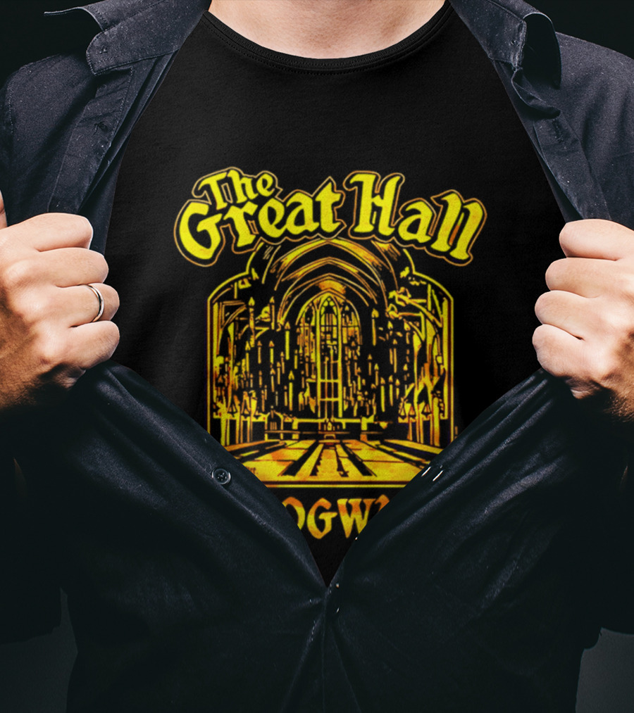 The Great Hall At Hogwarts Wizarding School T-Shirt