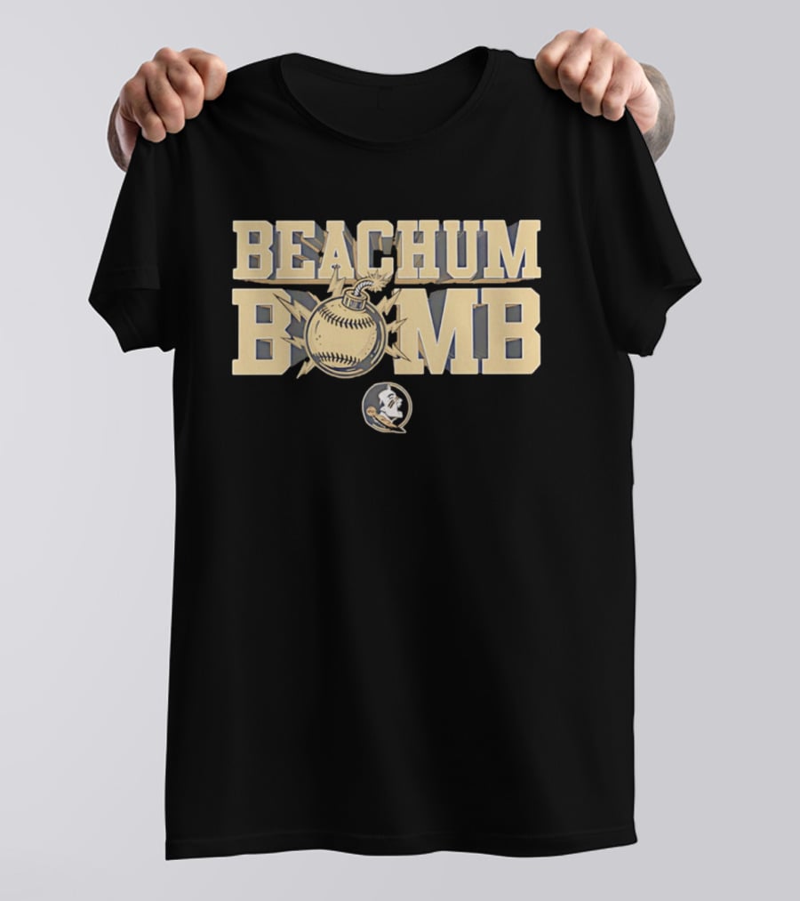 Beachum Bomb Baseball With Florida State Seminole T-Shirt