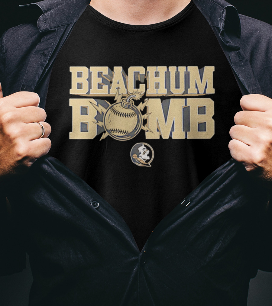 Beachum Bomb Baseball With Florida State Seminole T-Shirt