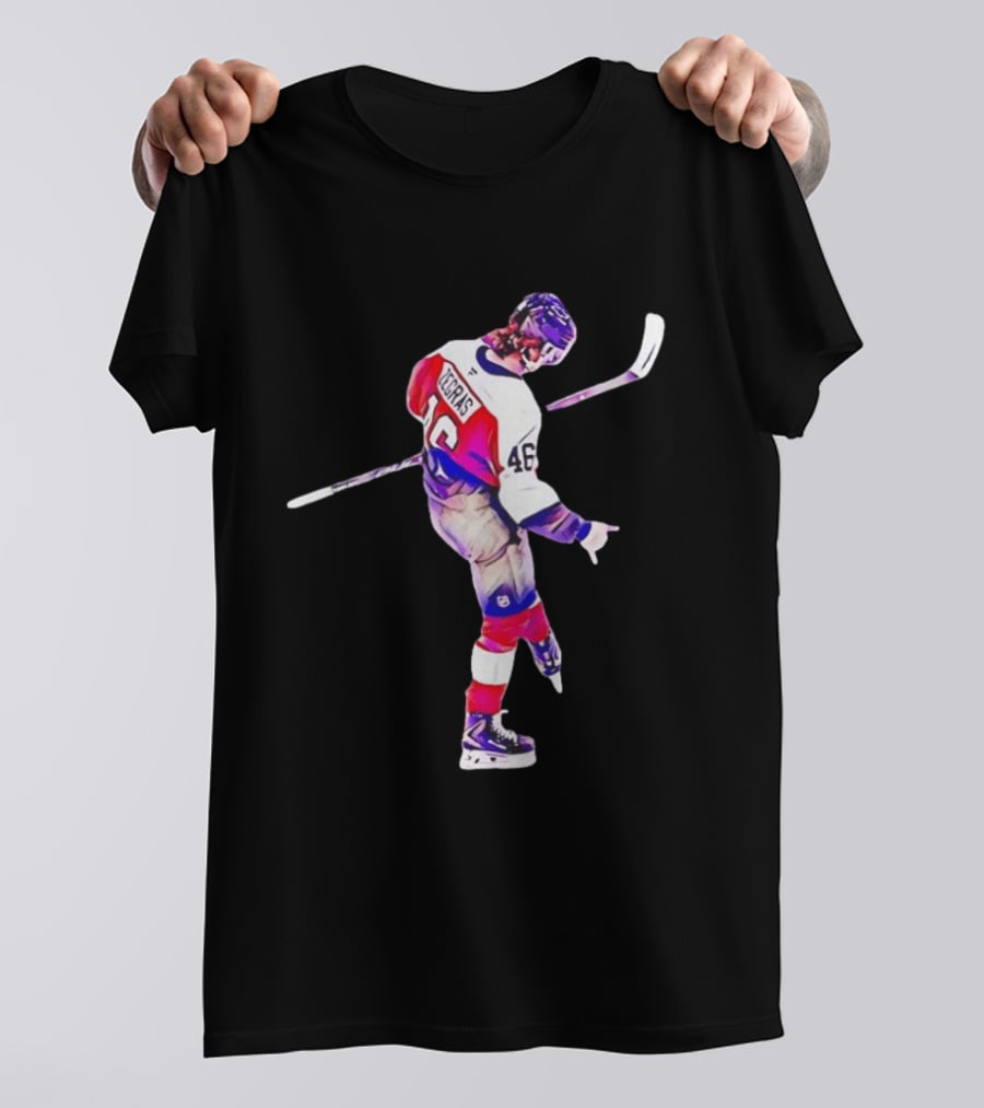 Trevor Zegras 46 Anaheim Ducks Hockey Celebration T-Shirt