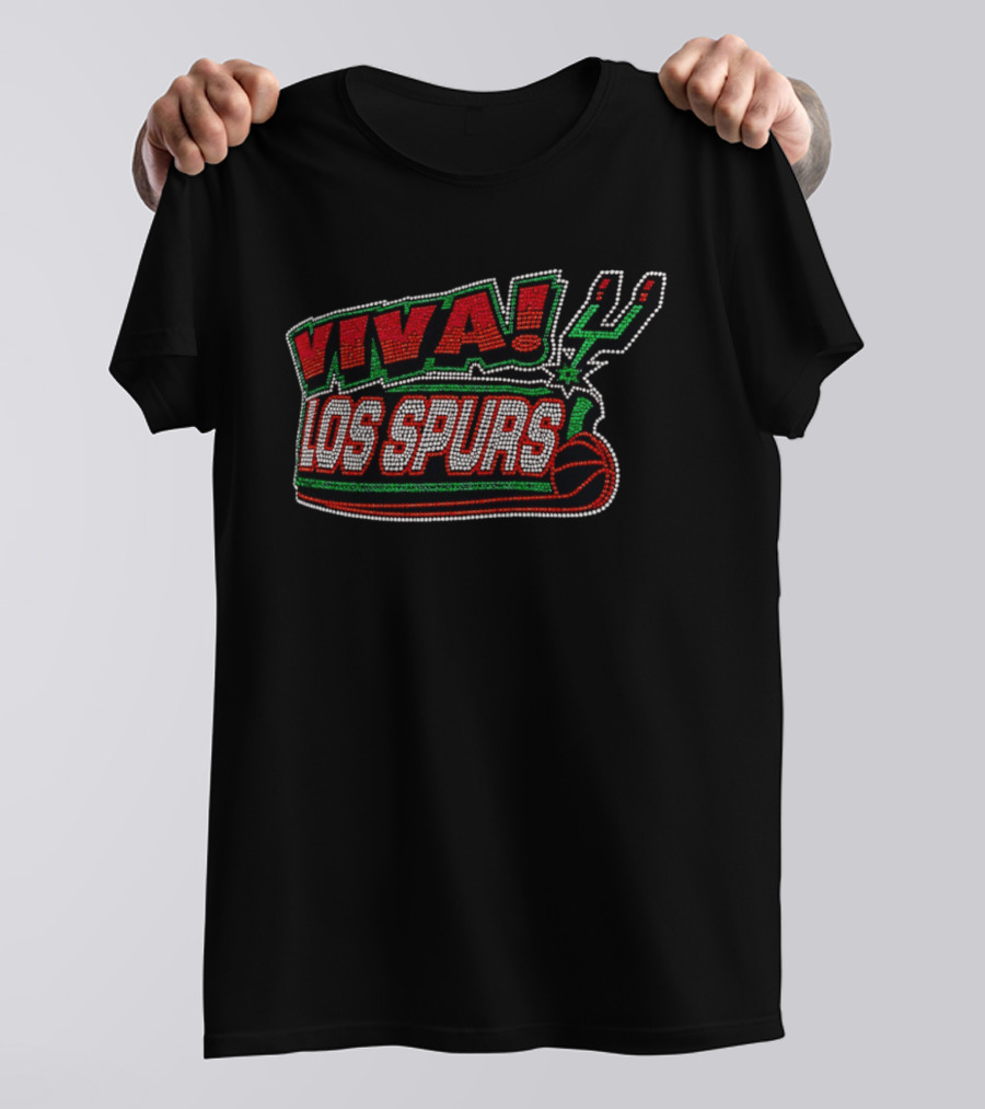 Viva Los Spurs San Antonio Basketball Team Playoff Spirit T-Shirt