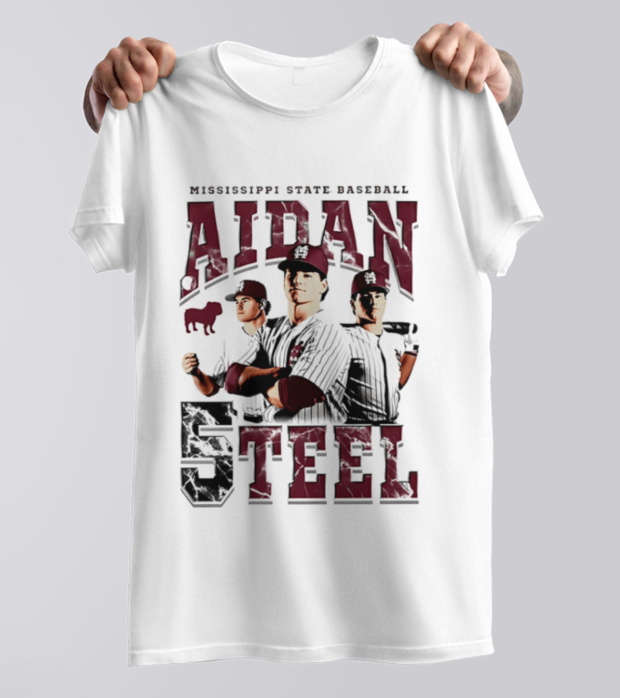 Mississippi State Baseball Aidan Teel 5 T-Shirt