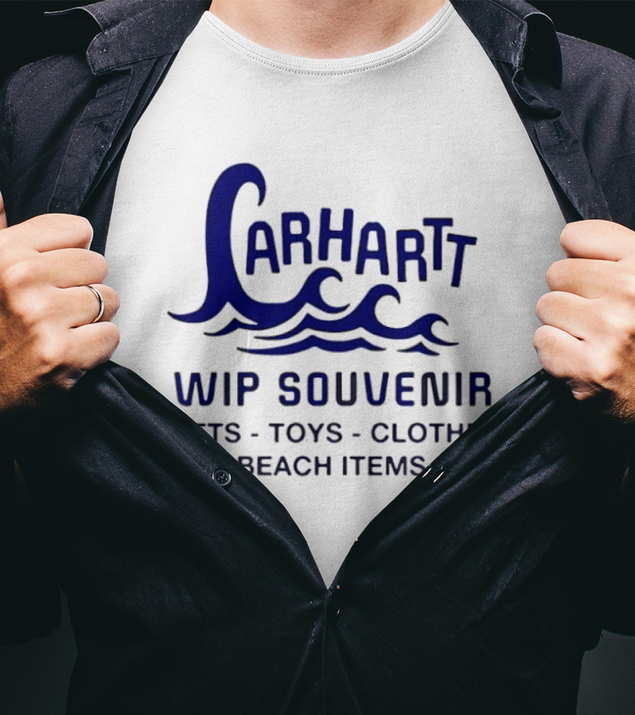 Carhartt WIP Souvenir Beach Items Gifts Toys Clothes Waves T-Shirt