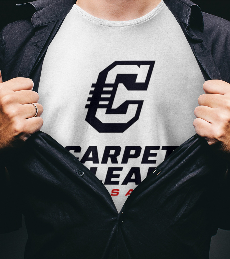 Carpet Clean USA C Logo Bold Lettering T-Shirt