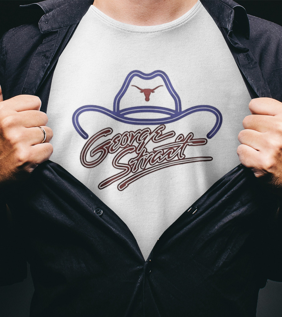 George Strait Texas Longhorns Moody Center 2026 Concert T-Shirt