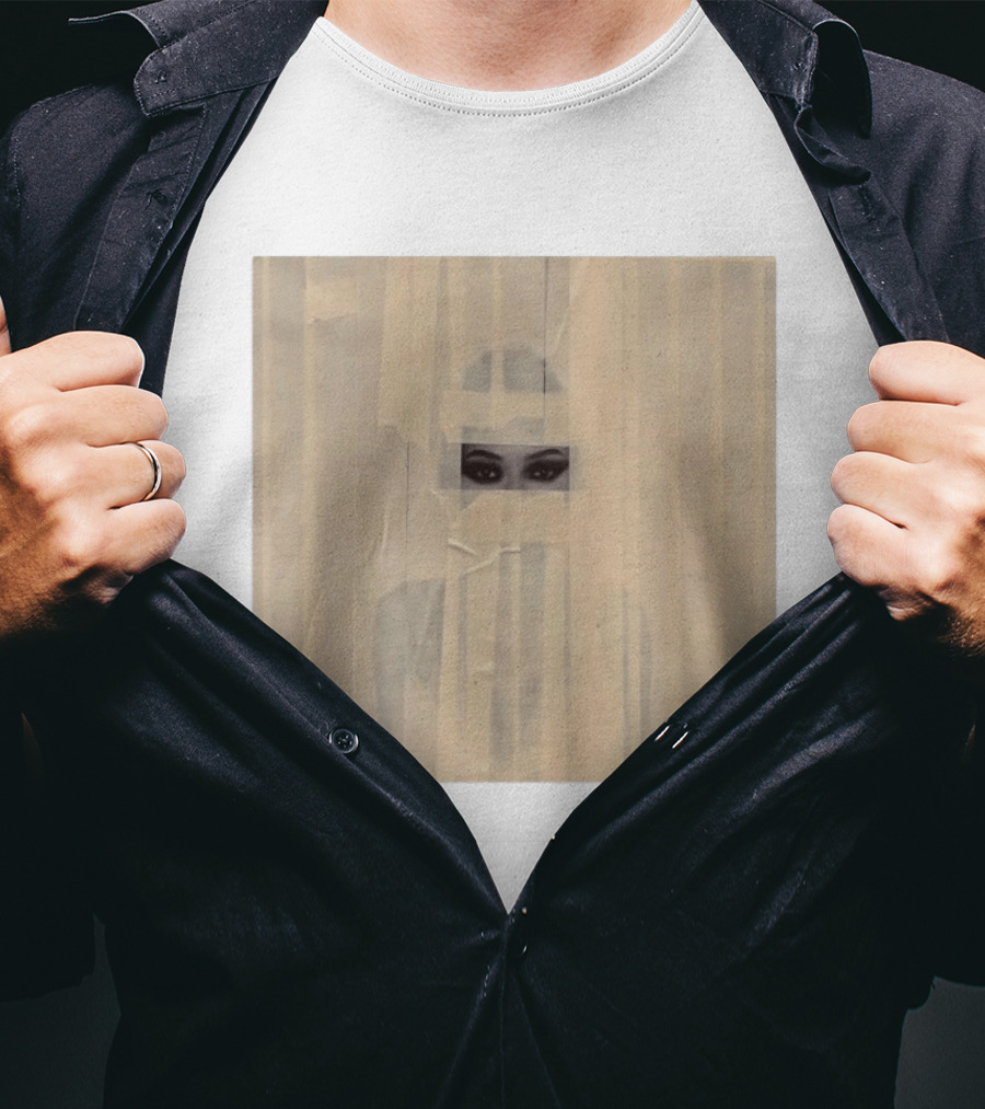 Habibti Drake 2026 Album Cover Mysterious Eyes Behind Curtains T-Shirt