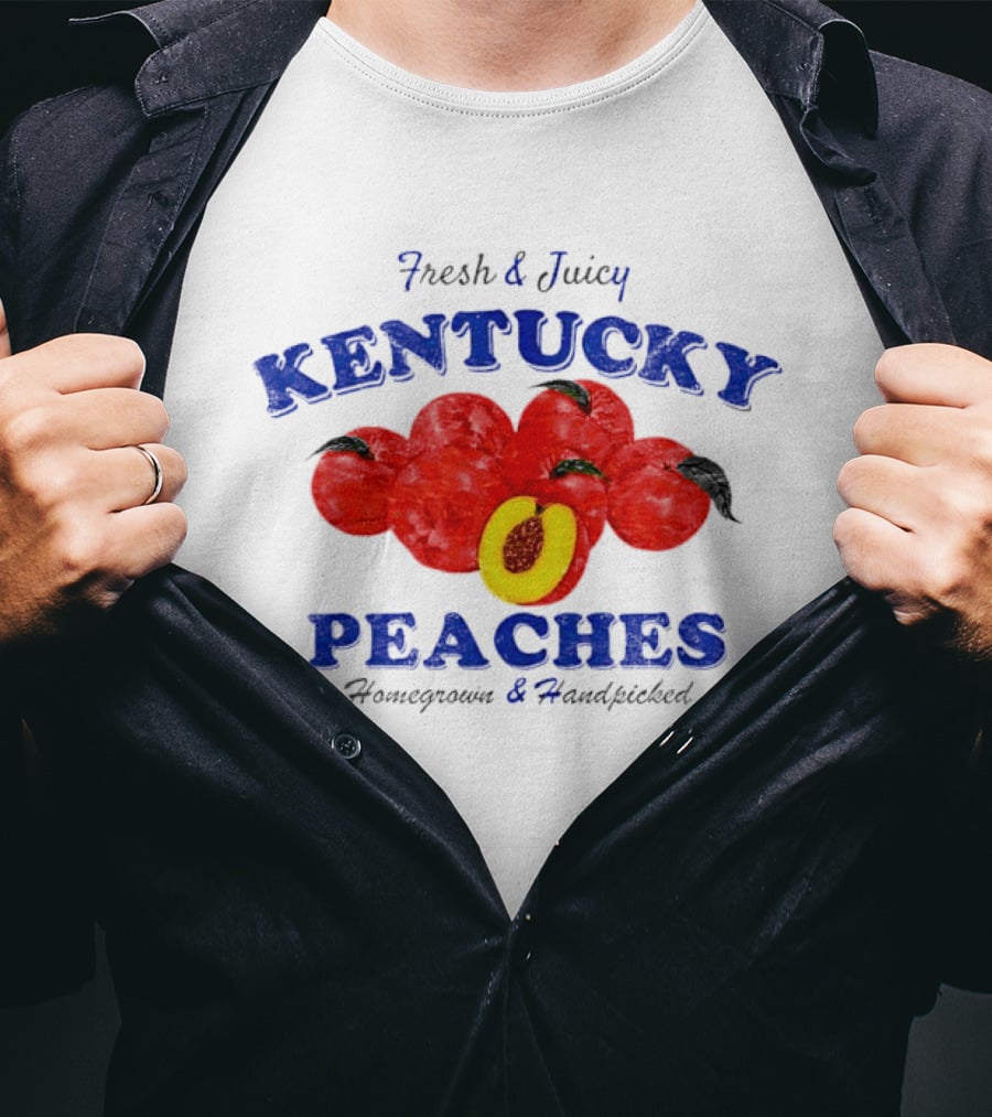 Fresh Juicy Kentucky Peaches Homegrown Handpicked T-Shirt