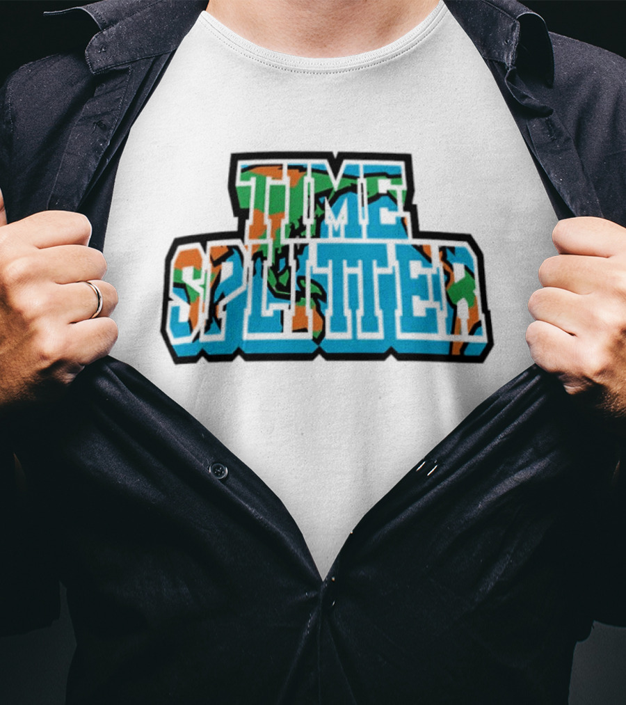 Kushida The Real IC Grappler Time Splitter World Map T-Shirt