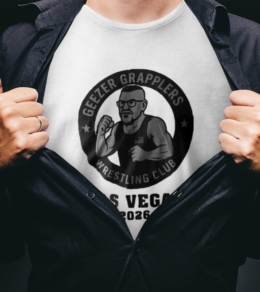 Las Vegas Geezer Grapplers Wrestling Club 2026 T-Shirt