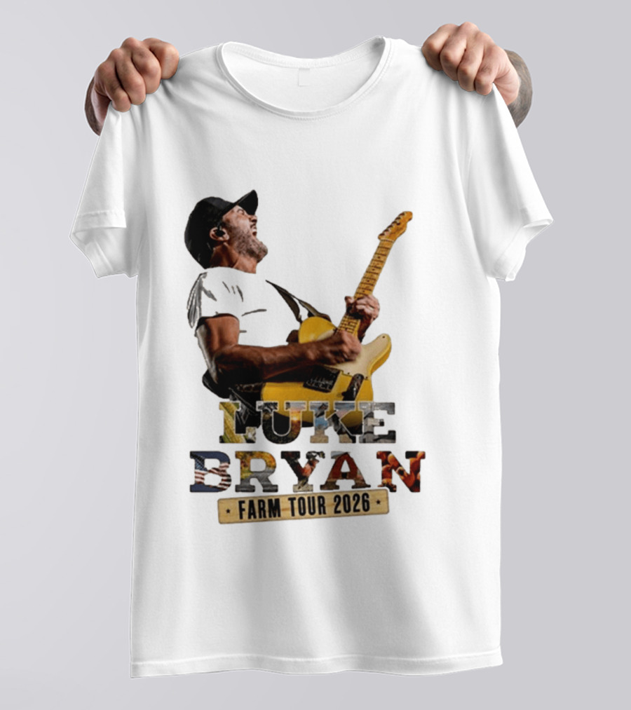 Luke Bryan Farm Tour 2026 Latrobe PA Concert Performance T-Shirt