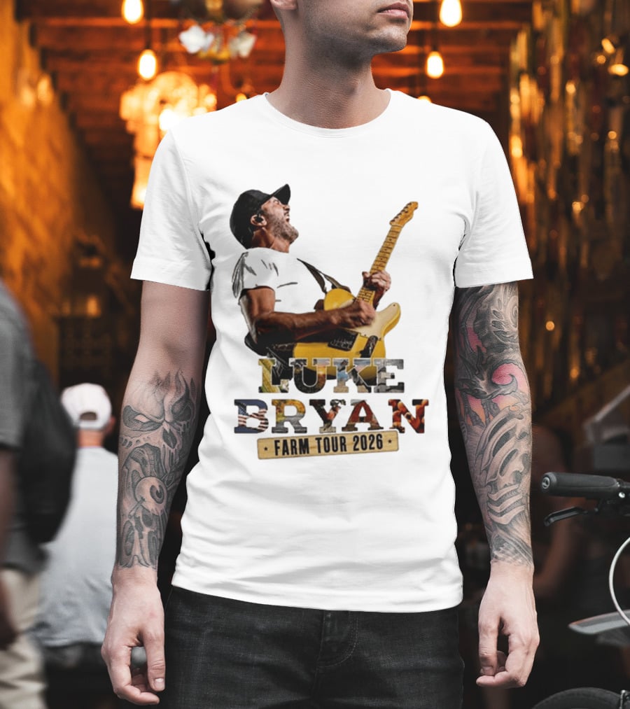 Luke Bryan Farm Tour 2026 Latrobe PA Concert Performance T-Shirt
