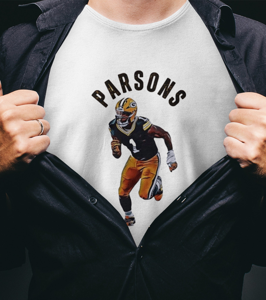 Parsons Green Bay Packers Number 1 Football Player T-Shirt