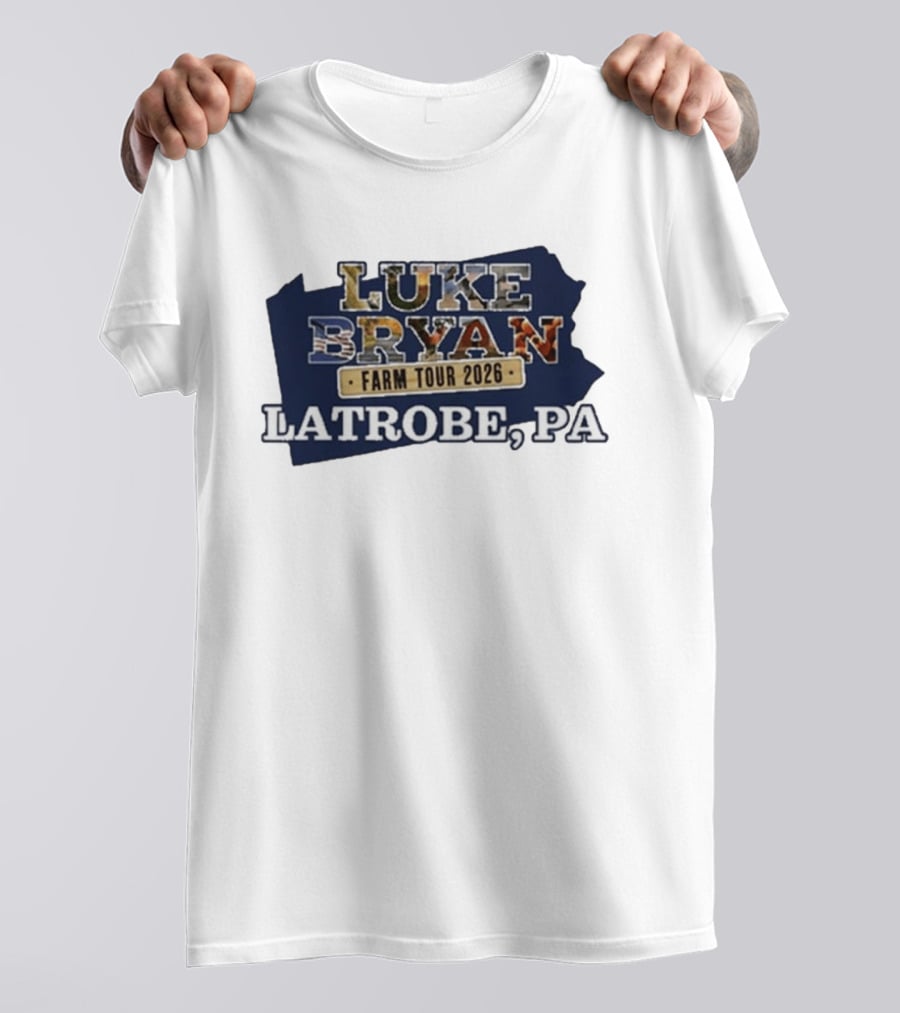 Luke Bryan Farm Tour 2026 Latrobe PA T-Shirt