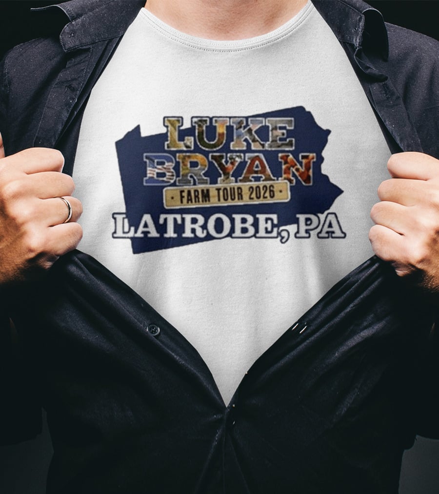 Luke Bryan Farm Tour 2026 Latrobe PA T-Shirt