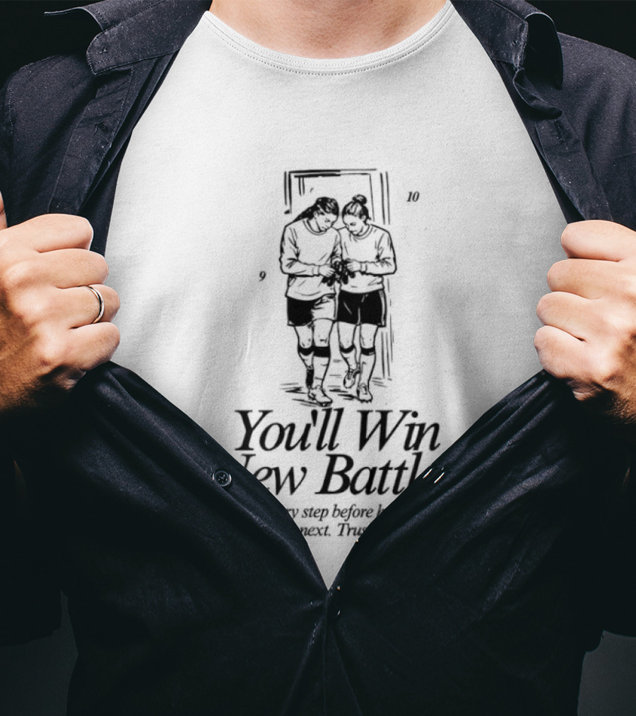 Manchester City Women's You'll Win New Battles Courage Will Take Trust Braver People T-Shirt