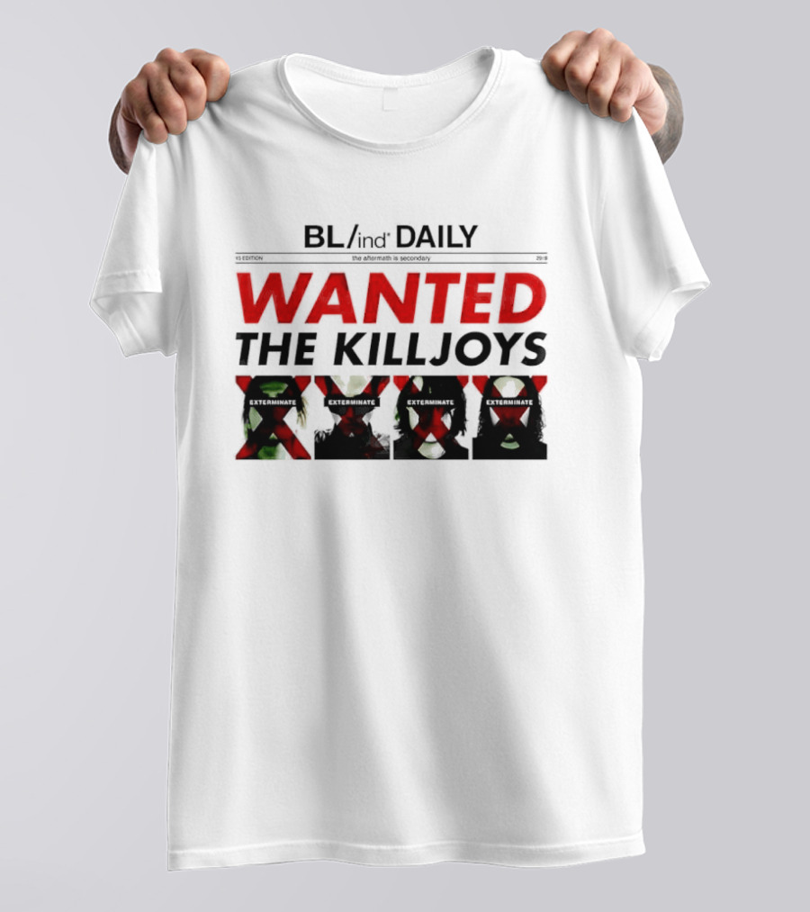 BL/ind Daily Wanted The Killjoys Danger Days Album T-Shirt