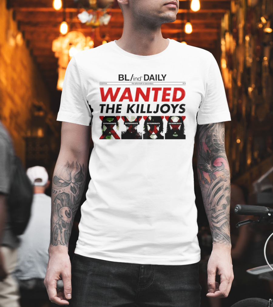BL/ind Daily Wanted The Killjoys Danger Days Album T-Shirt