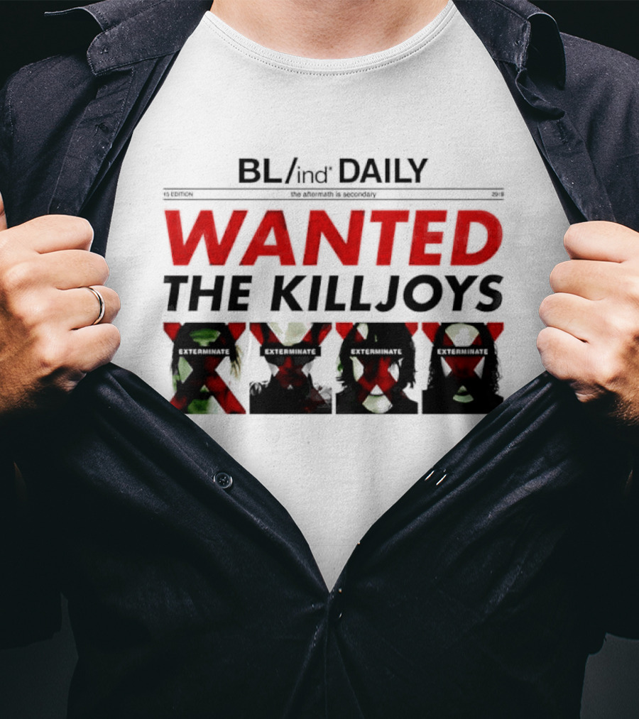 BL/ind Daily Wanted The Killjoys Danger Days Album T-Shirt