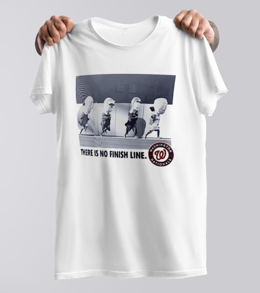Washington Nationals There Is No Finish Line Racing Presidents T-Shirt