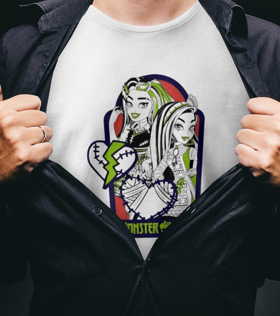 Monster High Cleo De Nile And Frankie Stein Fashion Doll T-Shirt