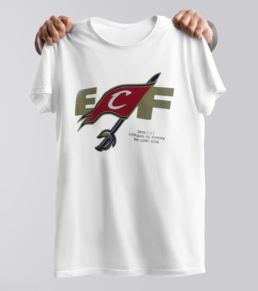 Cleveland Cavaliers ECF Game 3 Cavaliers Vs Knicks May 23rd 2026 T-Shirt