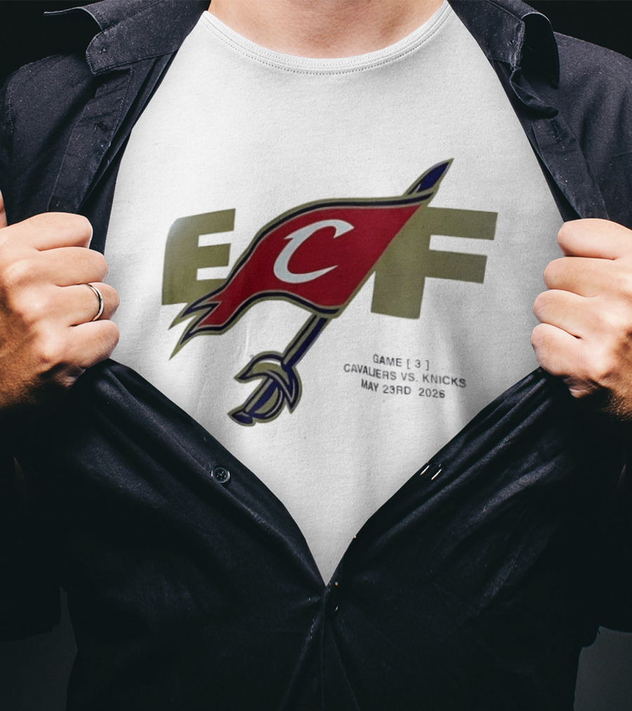 Cleveland Cavaliers ECF Game 3 Cavaliers Vs Knicks May 23rd 2026 T-Shirt