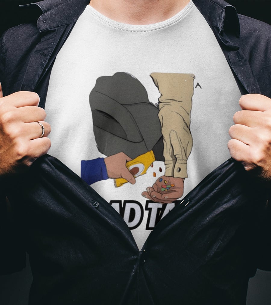 Dad Tax Humor Funny Candy Snack Parenting Joke T-Shirt