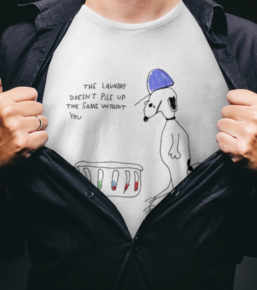 Snoopy The Laundry Doesn't Pile Up The Same Without You T-Shirt