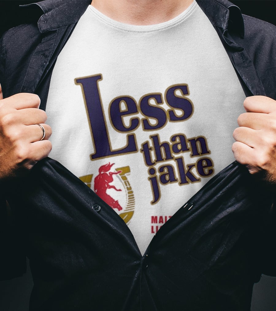 Less Than Jake Malt Liquor Evergreen Collection T-Shirt