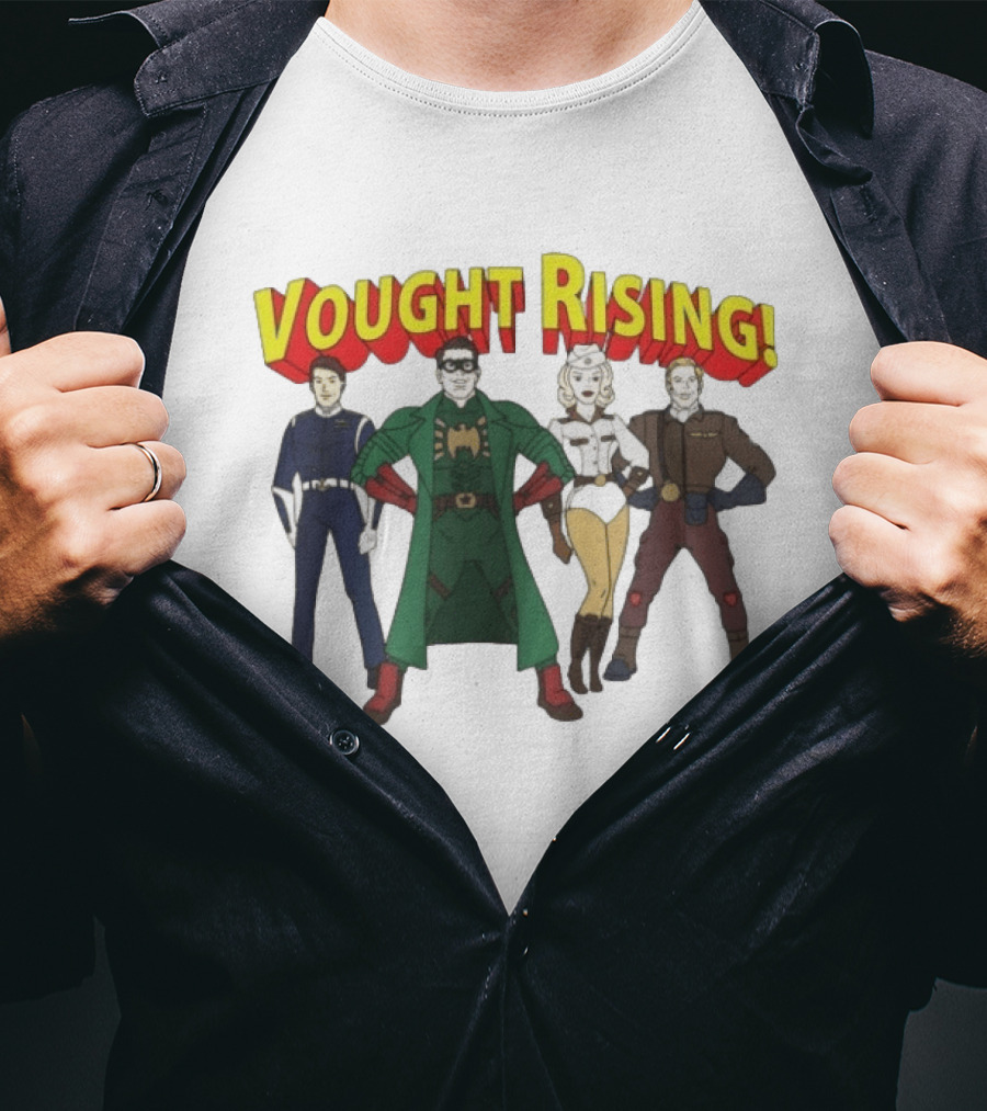Vought Rising The Boys Superhero Team Vought International Characters T-Shirt