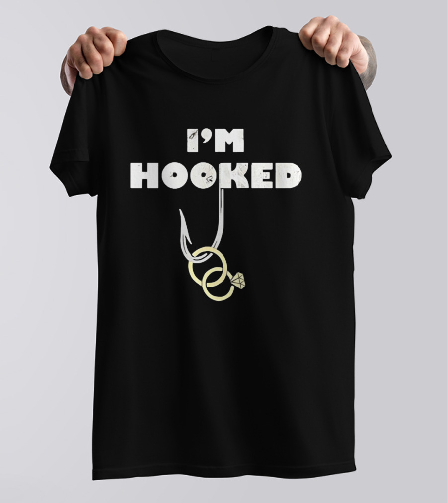I'M Hooked Bride To Be Future Mrs Wedding Bands T-Shirt