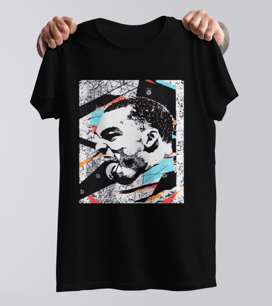 Michael Jordan Chicago Bulls Tongue Expression Urban Graffiti T-Shirt