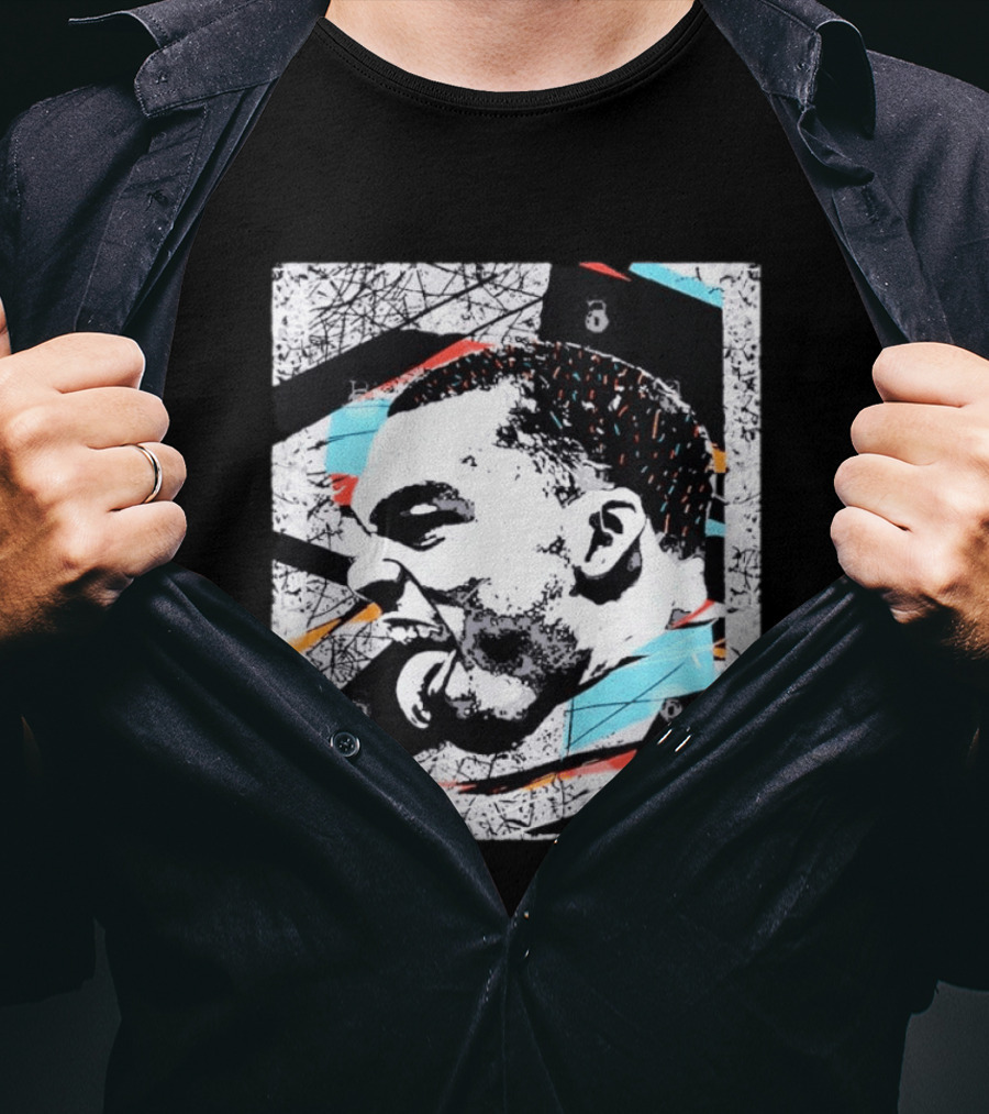 Michael Jordan Chicago Bulls Tongue Expression Urban Graffiti T-Shirt